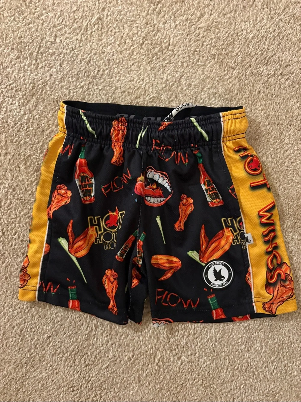 Hot Wings Flow Society Attack Shorts